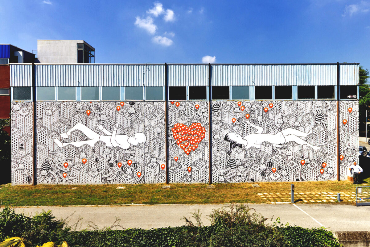 Mural by Millo (Ravenna, Piazzale Sighinolfi)