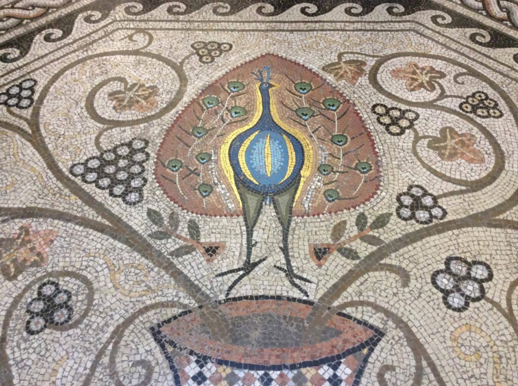 Mosaic hall, Classense Library, Ravenna