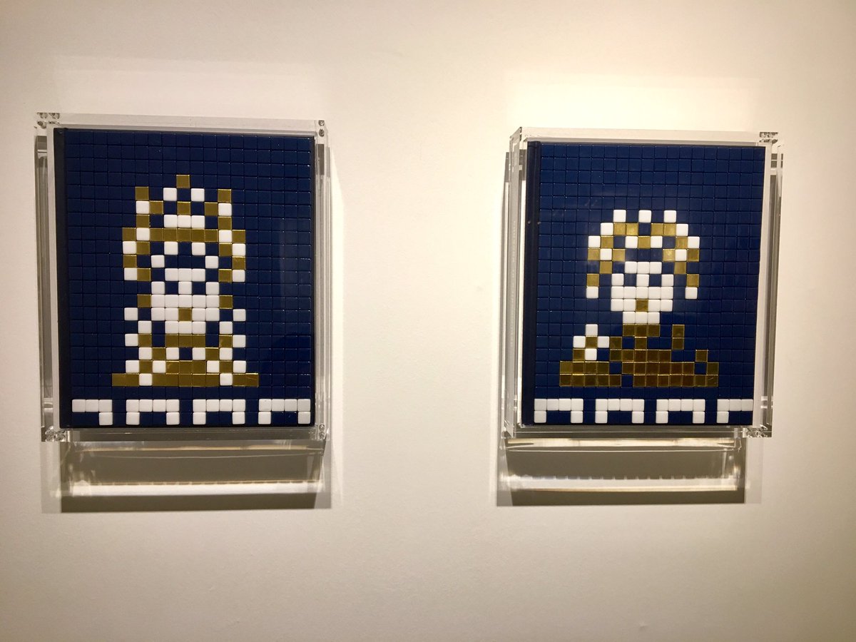 Invaders from Mosaic of Ravenna exhibition, Exhibition in Hong Kong