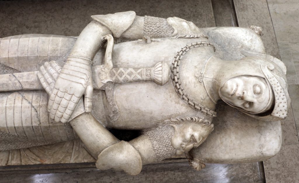 Guidarello Guidarelli's burial slab (Mar - Ravenna Art Museum)