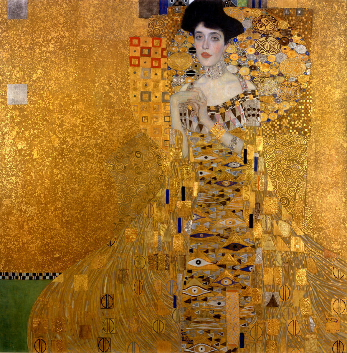 Portrait of Adele Bloch-Bauer by Gustav Klimt (1907)