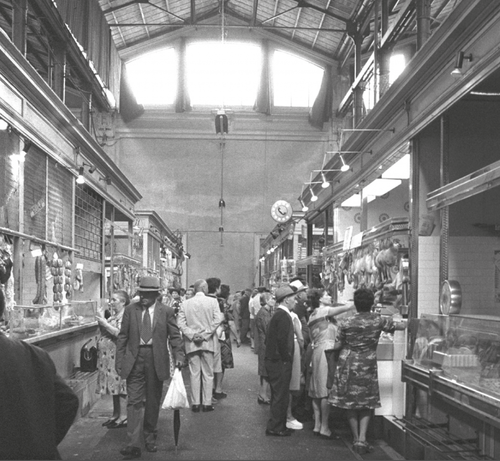 Interiors of the Covered Markets at the end of the '70s