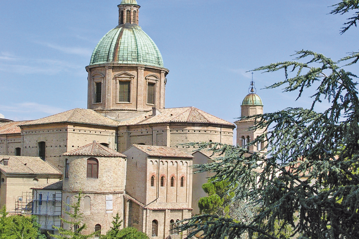 Archiepiscopal Chapel from a ways off (Ravenna)