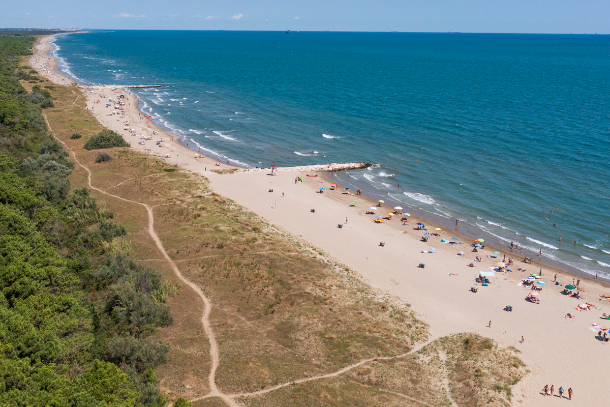 Ravenna, Lido di Classe, Spiaggia libera