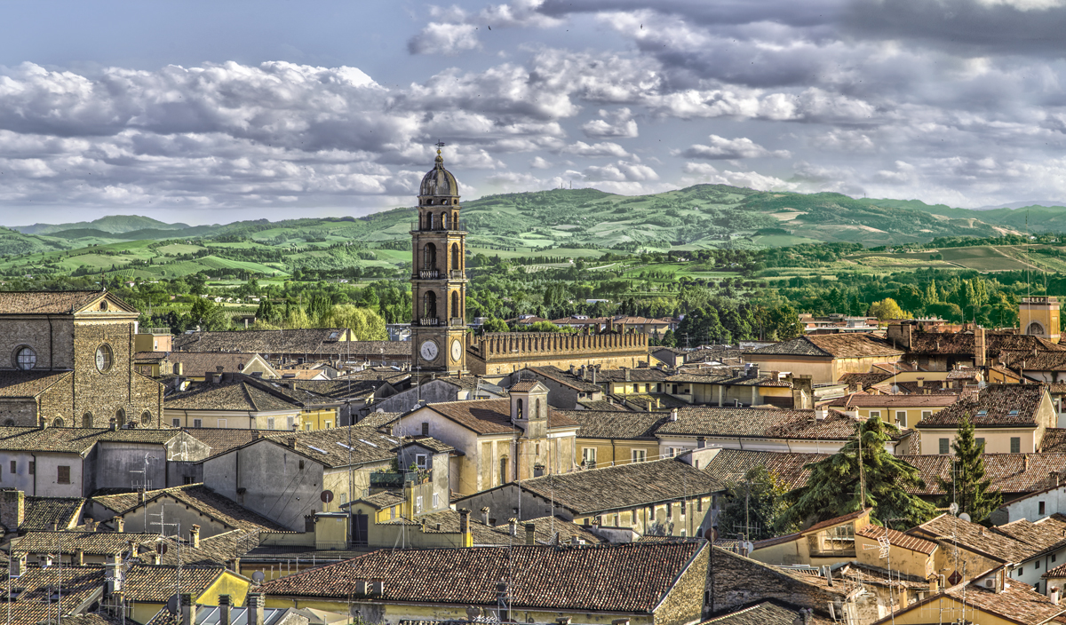 Faenza, Cesena, Forlì and the Apennines