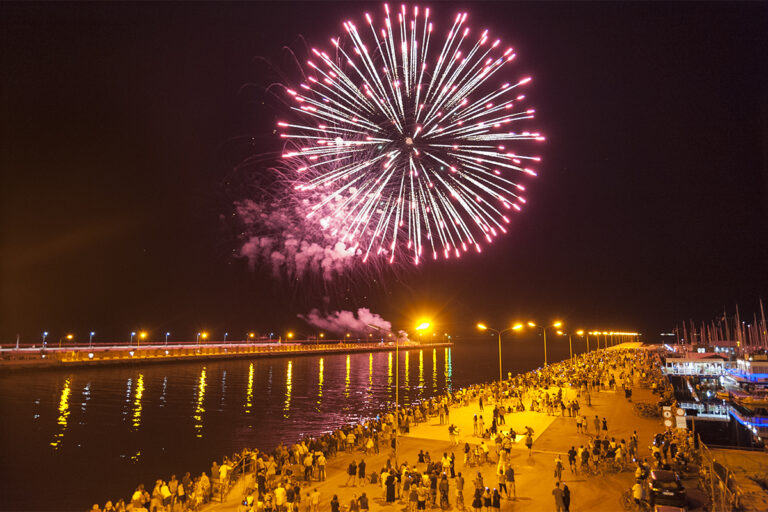 Fireworks on Saint Apollinaris Day