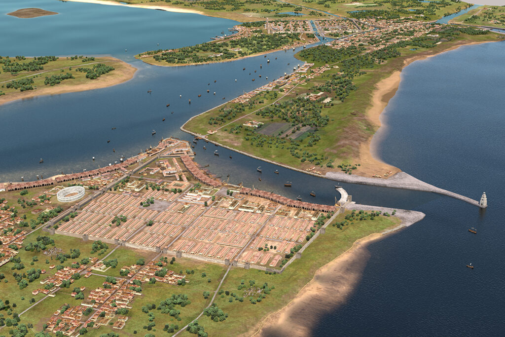 Reconstruction of the Ancient Port of Classe
