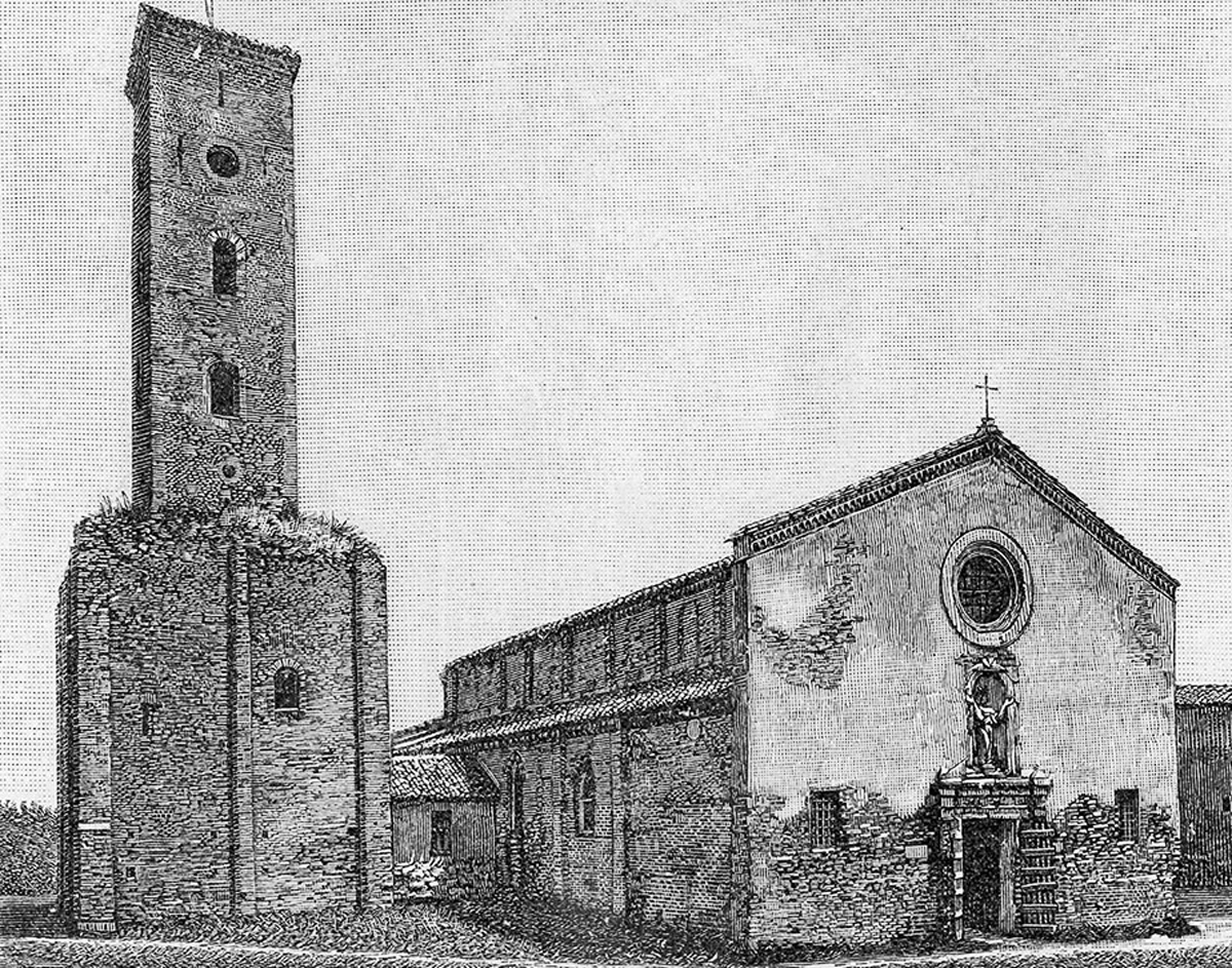 Illustrazione della Chiesa di Santa Maria in Porto Fuori (Ravenna)