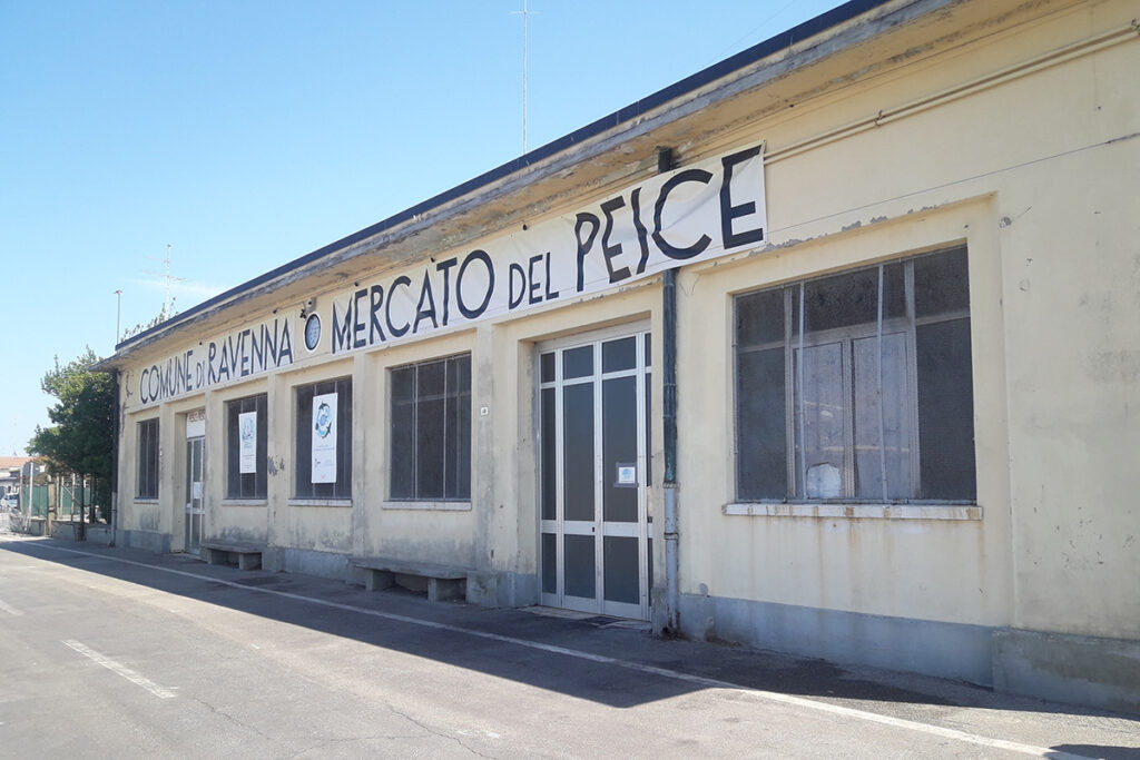 Former fish market facade