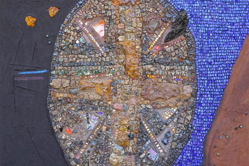 Tessere. Il filo del mosaico - Stefano Mazzotti, Croce latina, part.