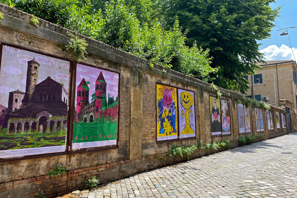 Ravenna, Via Zirardini Open-Air Gallery - Le città invisibili, Nicola Montalbini