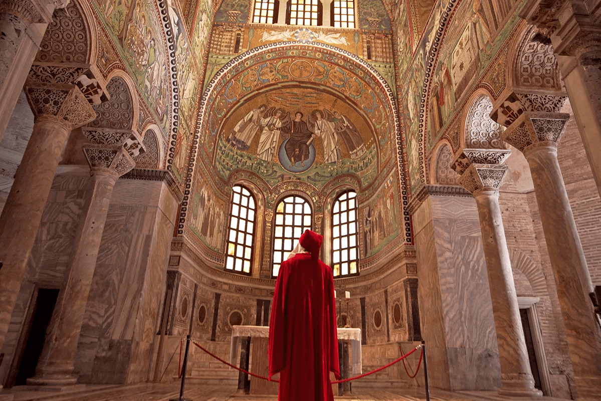 Dante Alighieri e i mosaici della Basilica di San Vitale (Ravenna)