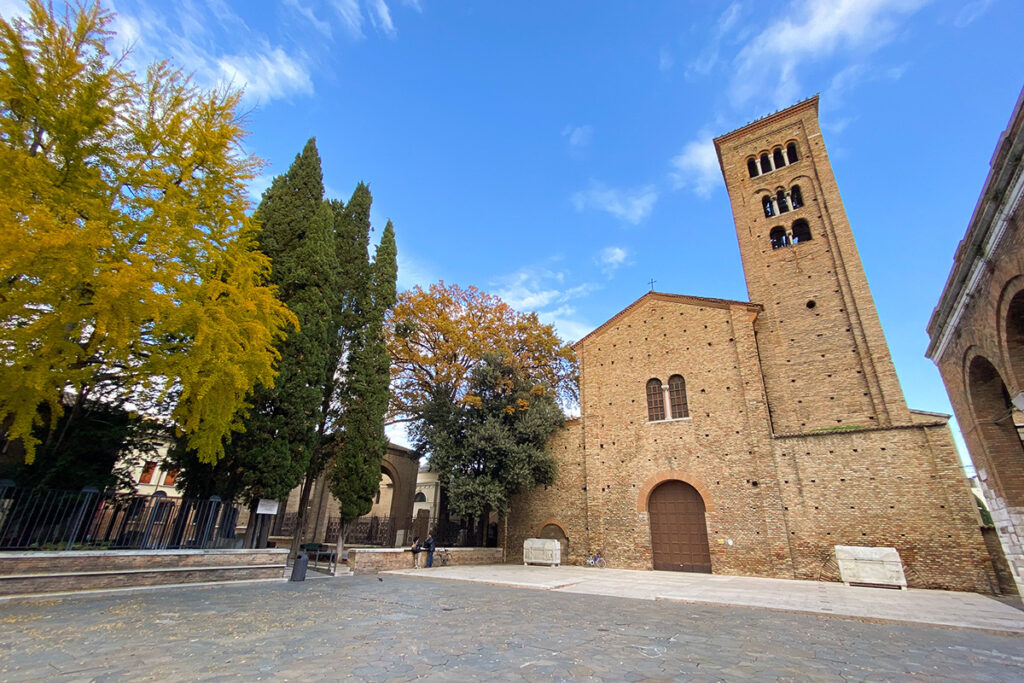 Ravenna, Piazza San Francesco in autunno