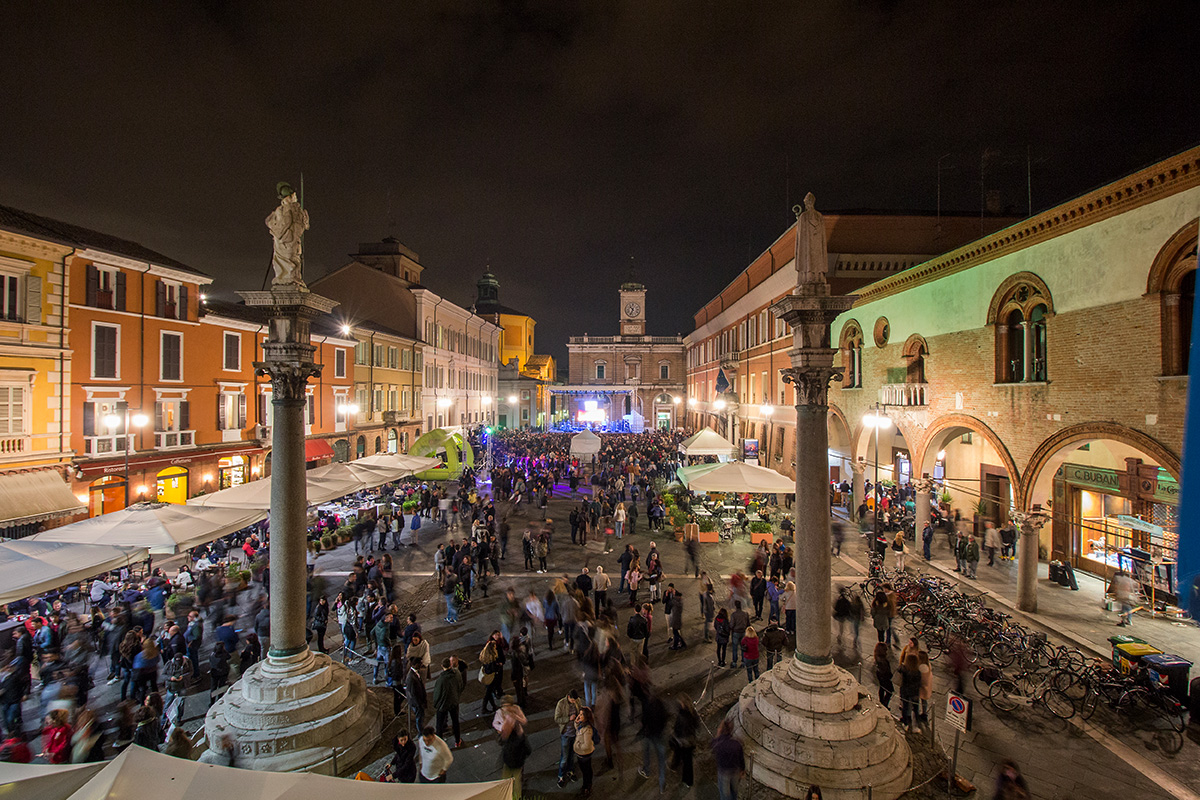 Piazza del Popolo Ravenna - Notte d'Oro