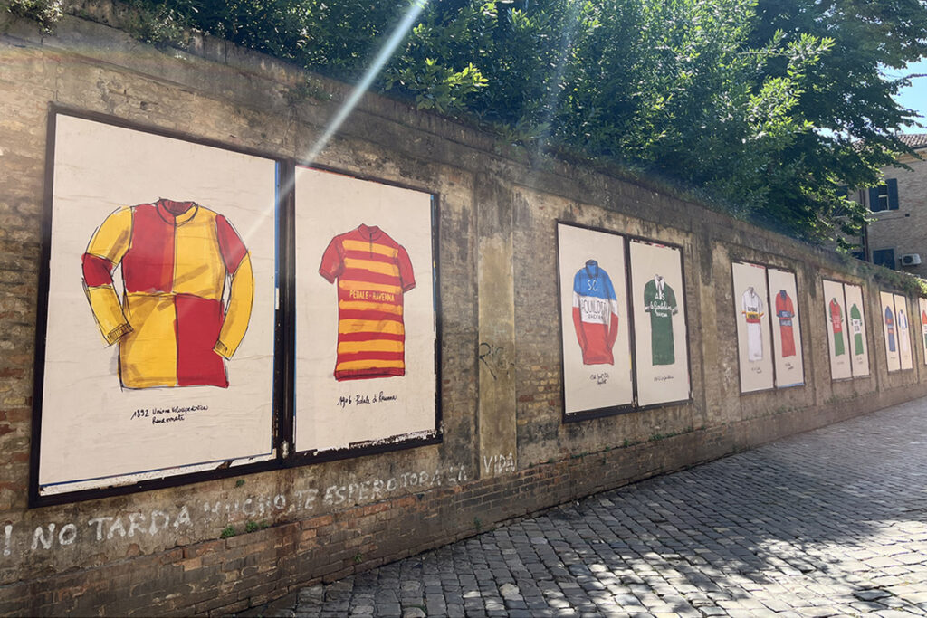 Via Zirardini Open-Air Gallery, Un secolo di ciclismo a Ravenna