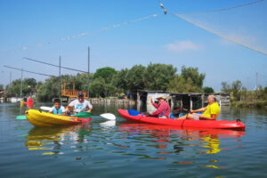Escursione in bici e canoa