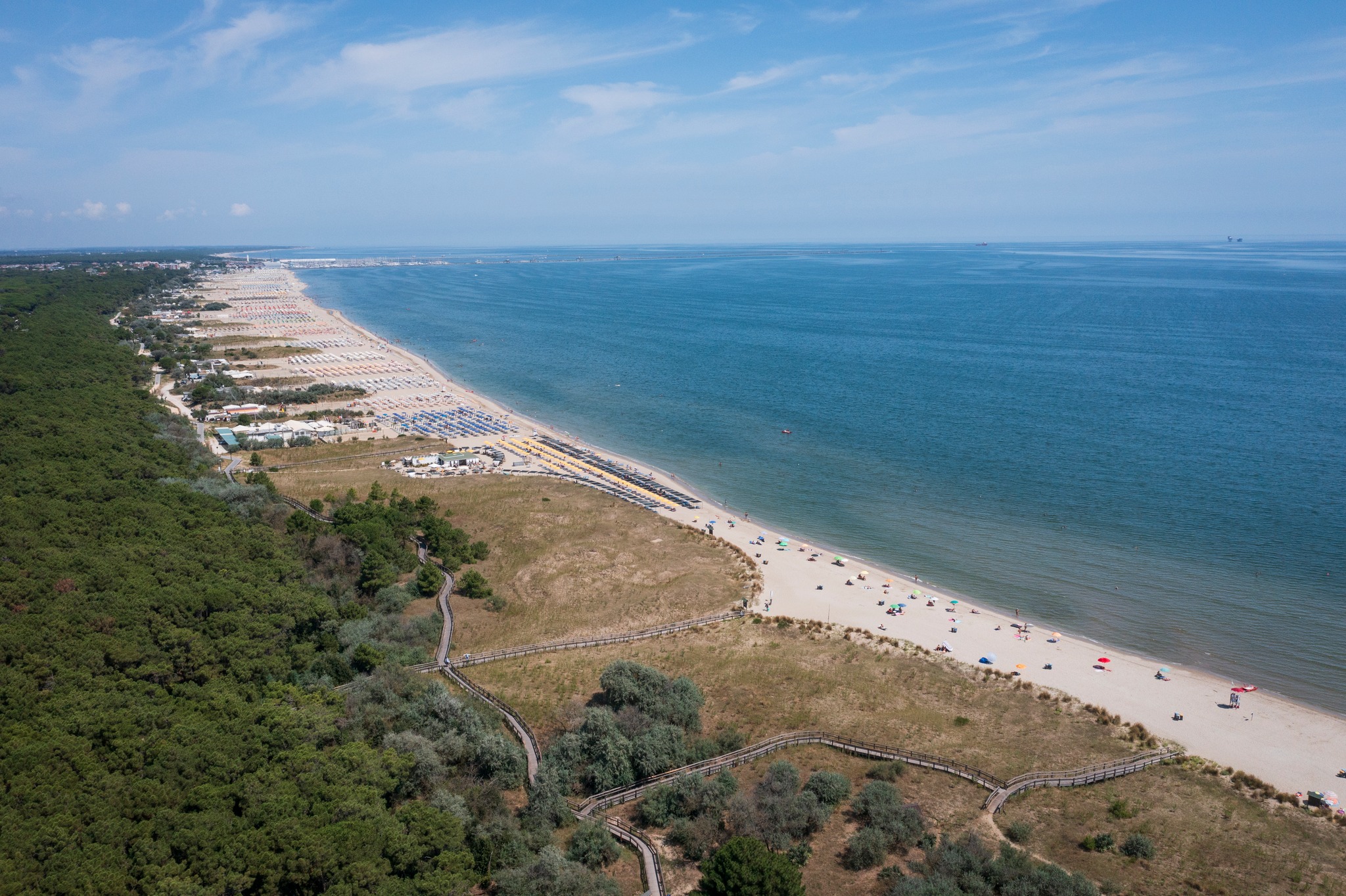 Marina di Ravenna, veduta del Parco Marittimo