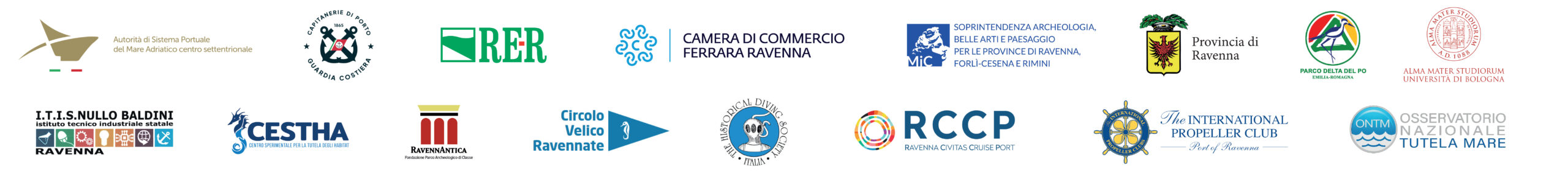 Ravenna Capitale Italiana del Mare - Banner loghi